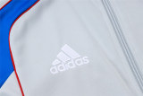 Mens Bayern Munich Jacket + Pants Training Suit Light Grey 2025/26