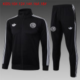 Kids Germany Jacket + Pants Training Suit 125th Years Black 2025