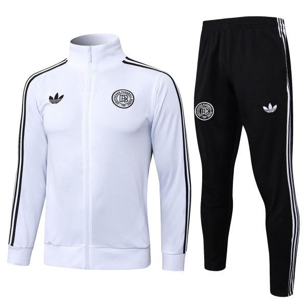 Mens Germany Jacket + Pants Training Suit 125th Years White 2025