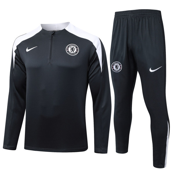 Mens Chelsea Training Suit Dark Grey 2025/26