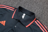 Mens Bayern Munich Polo Shirt Dark Grey 2025/26