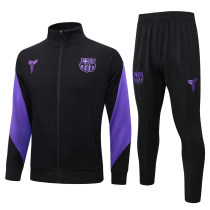 Mens Barcelona Jacket + Pants Training Suit Black 2025/26