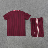 Mens Bayern Munich Short Training Suit Burgundy 2025/26