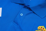 Mens Real Madrid Polo Shirt Blue 2025/26