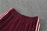 Mens Bayern Munich Short Training Suit Burgundy 2025/26