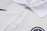 Mens Inter Milan Polo Shirt Off White 2025/26