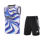 Mens Real Madrid Singlet Suit Blue 2025/26