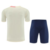 Mens Barcelona Short Training Suit Apricot 2025/26