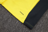 Mens Real Madrid Jacket + Pants Training Suit Yellow 2025/26