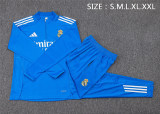Mens Real Madrid Training Suit Blue 2025/26