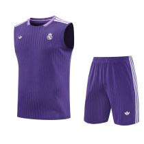 Mens Real Madrid Singlet Suit Purple 2025/26