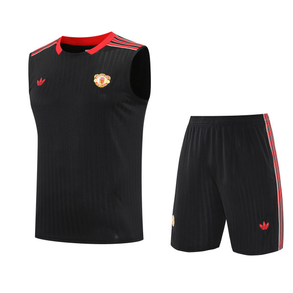 Mens Manchester United Singlet Suit Black 2025/26