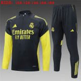 Kids Real Madrid Training Suit Grey 2025/26