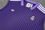 Mens Real Madrid Singlet Suit Purple 2025/26