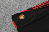Mens Manchester United Short Training Suit Red - Black 2025/26