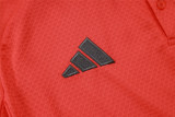 Mens Bayern Munich Polo Shirt Orange 2025/26