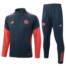 Mens Bayern Munich Jacket + Pants Training Suit Grey 2025/26