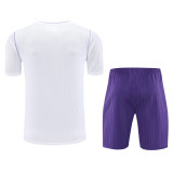 Mens Real Madrid Short Training Suit White 2025/26