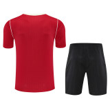 Mens Manchester United Short Training Suit Red 2025/26