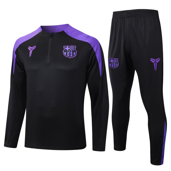 Mens Barcelona Training Suit Black 2025/26