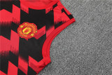 Mens Manchester United Singlet Suit Red - Black 2025/26