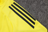 Mens Real Madrid Jacket + Pants Training Suit Yellow 2025/26