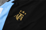 Mens Argentina Short Training Suit Black 2025