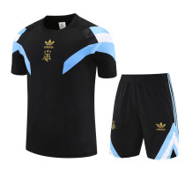 Mens Argentina Short Training Suit Black 2025