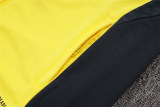 Mens Real Madrid Jacket + Pants Training Suit Yellow 2025/26