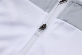 Mens Real Madrid Training Suit White - Grey 2025/26