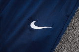 Mens PSG Training Suit Blue Patchwork 2025/26