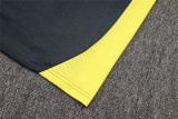 Mens Real Madrid Training Suit Grey - Yellow 2025/26