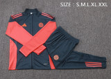 Mens Bayern Munich Jacket + Pants Training Suit Grey 2025/26