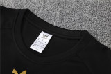 Mens Argentina Short Training Suit Black 2025