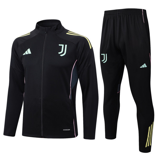 Mens Juventus Jacket + Pants Training Suit Black 2025/26