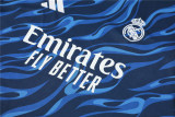 Mens Real Madrid Short Training Suit Royal 2025/26