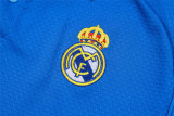 Mens Real Madrid Polo Shirt Blue 2025/26