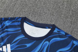 Mens Real Madrid Short Training Suit Royal 2025/26