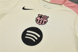 Mens Barcelona Short Training Suit Apricot 2025/26