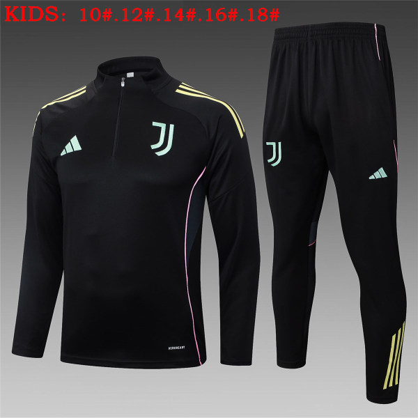 Kids Juventus Training Suit Black 2025/26