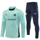 Mens Olympique Marseille Training Suit Green 2025/26