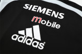 Mens Real Madrid Retro Training Top Black 2004/05