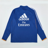 Mens Real Madrid Retro Training Top Blue 2013/14