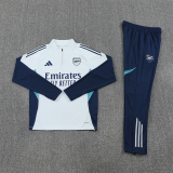 Mens Arsenal Training Suit Light Grey 2025/26