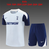 Kids Tottenham Hotspur Short Training Suit Grey 2025/26