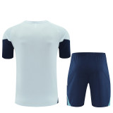 Mens Arsenal Short Training Suit Light Grey 2025/26