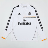 Mens Real Madrid Retro Training Top White 2013/14