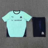 Kids Olympique Marseille Short Training Suit Green 2025/26