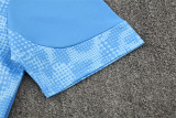 Mens Manchester City Short Training Suit Blue 2025/26