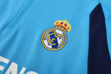 Mens Real Madrid Retro Training Top Blue 2005/06